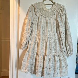 Like New Ulla Johnson White Dress size 2